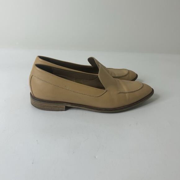 Everlane The Modern Loafer 6.5 Tan Pointy Toe Slip on Flats Made in Italy - Picture 4 of 11